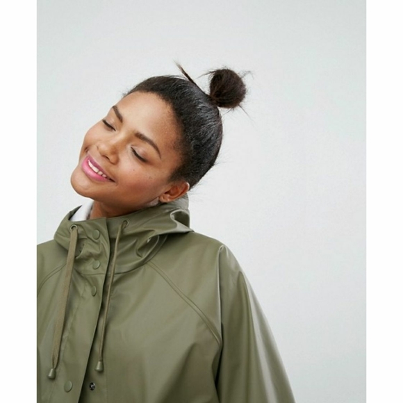 Monki Utility Rain Coat from ASOS - Picture 2 of 3